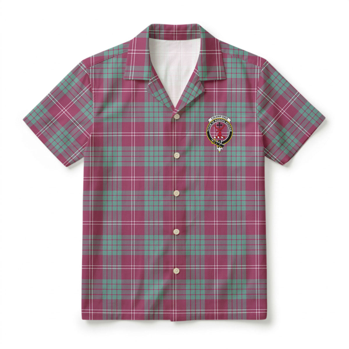 Crawford Ancient Tartan Crest Hawaiian Shirt