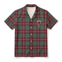 Crawford Modern Tartan Crest Hawaiian Shirt