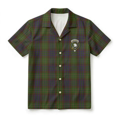 Cunningham Hunting Modern Tartan Crest Hawaiian Shirt