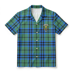 Falconer Tartan Crest Hawaiian Shirt