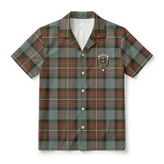 Fergusson Weathered Tartan Crest Hawaiian Shirt