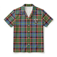 Glass Tartan Crest Hawaiian Shirt