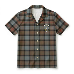 Gunn Weathered Tartan Crest Hawaiian Shirt