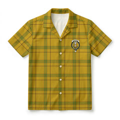 Houston Tartan Crest Hawaiian Shirt