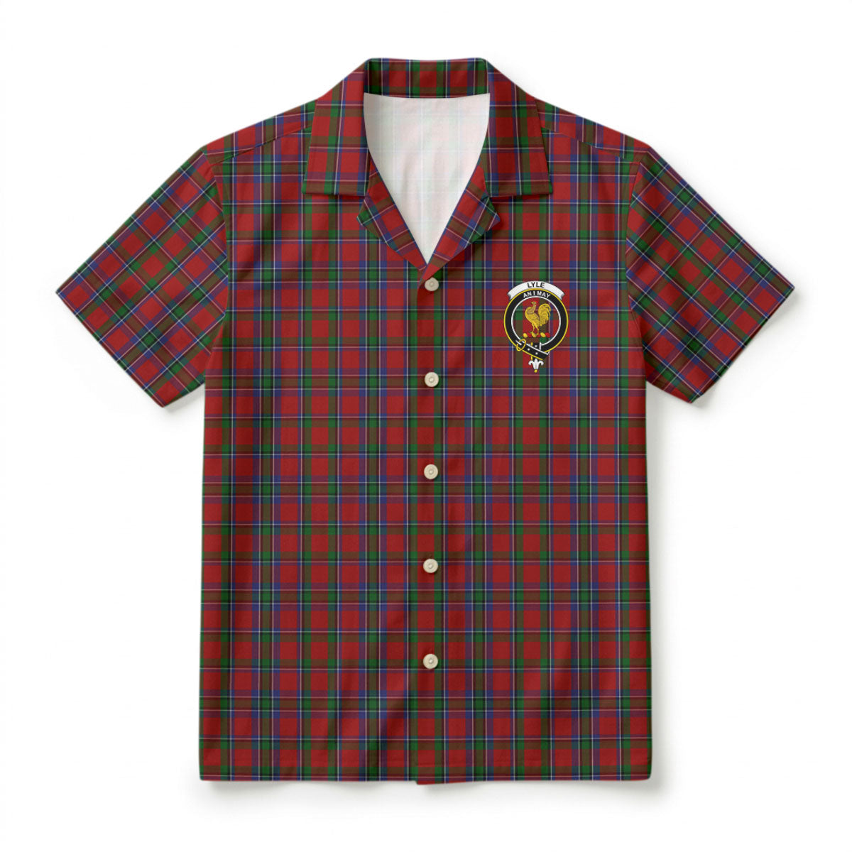 Lyle Tartan Crest Hawaiian Shirt