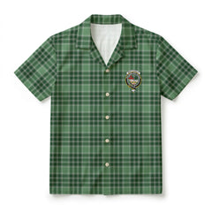 MacDonald Lord of the Isles Hunting Tartan Crest Hawaiian Shirt