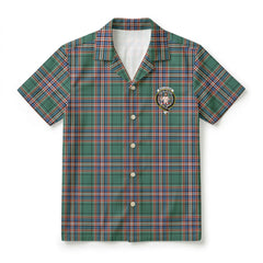MacFarlane Hunting Ancient Tartan Crest Hawaiian Shirt