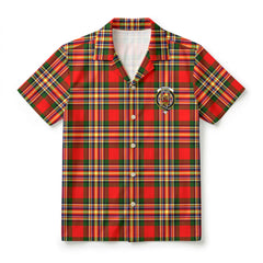 MacGill Modern Tartan Crest Hawaiian Shirt