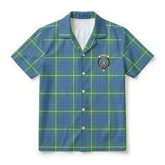 MacIntyre Hunting Ancient Tartan Crest Hawaiian Shirt
