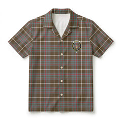 MacIntyre Hunting Weathered Tartan Crest Hawaiian Shirt