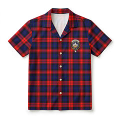 MacLachlan Modern Tartan Crest Hawaiian Shirt