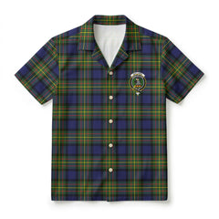MacLaren Modern Tartan Crest Hawaiian Shirt