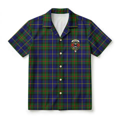 MacLeod of Harris Modern Tartan Crest Hawaiian Shirt