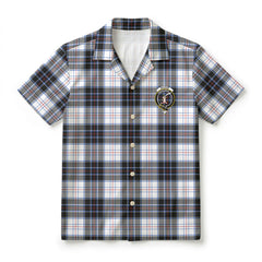 MacRae Dress Modern Tartan Crest Hawaiian Shirt