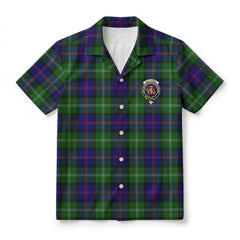 MacThomas Modern Tartan Crest Hawaiian Shirt