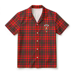 Matheson Modern Tartan Crest Hawaiian Shirt