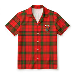 Maxwell Modern Tartan Crest Hawaiian Shirt