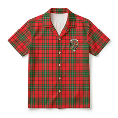 McAulay Modern Tartan Crest Hawaiian Shirt