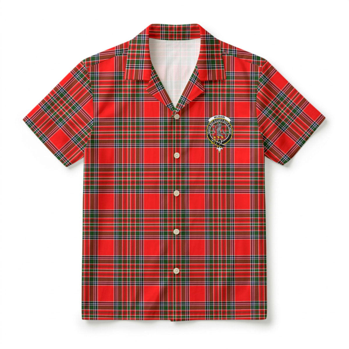 McBain Tartan Crest Hawaiian Shirt
