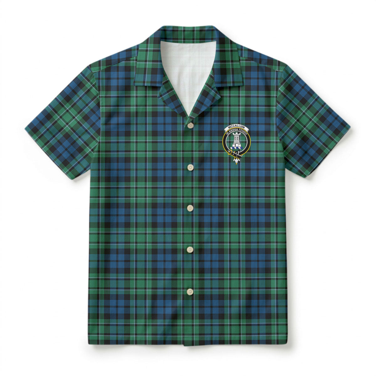 McCallum Ancient Tartan Crest Hawaiian Shirt