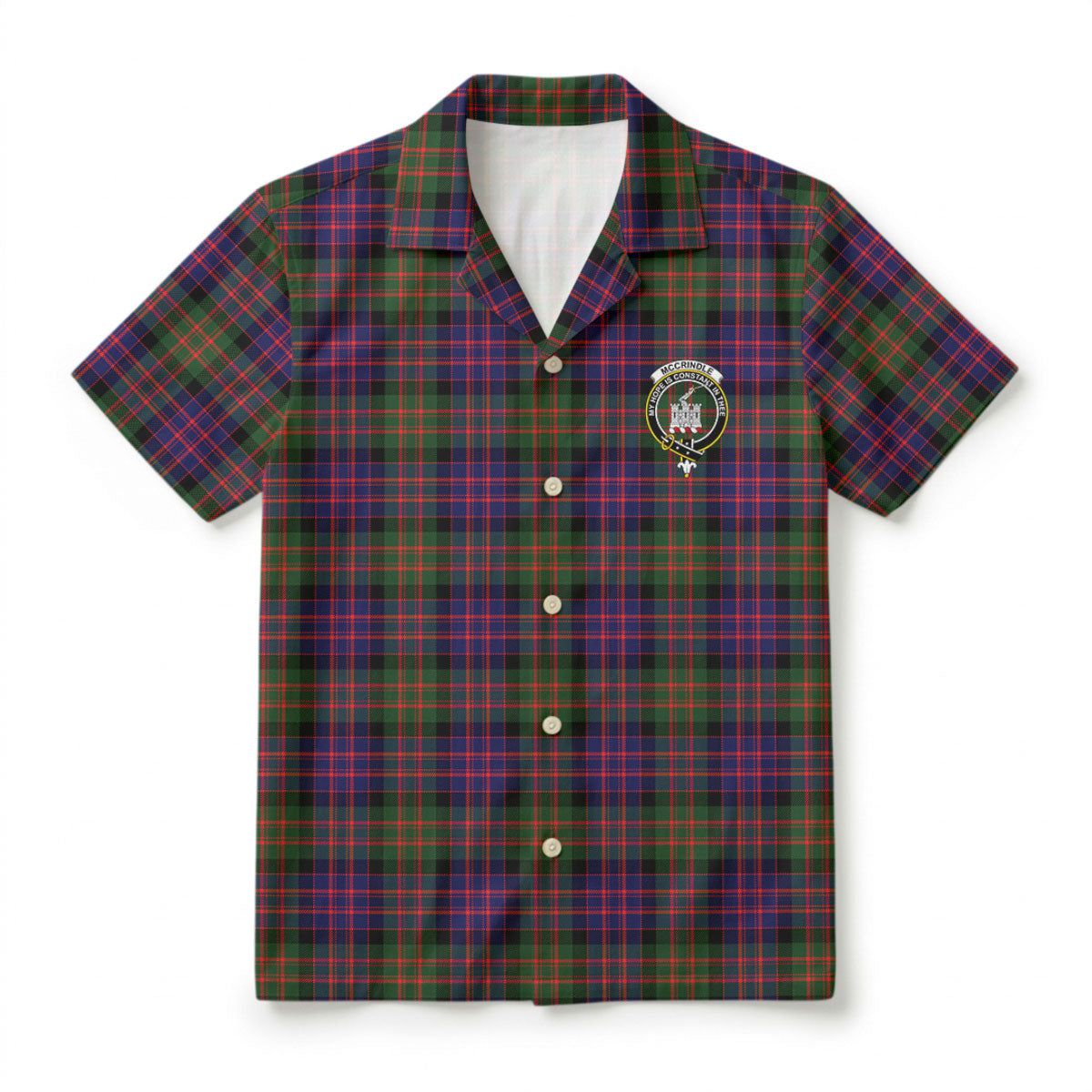 McCrindle Tartan Crest Hawaiian Shirt
