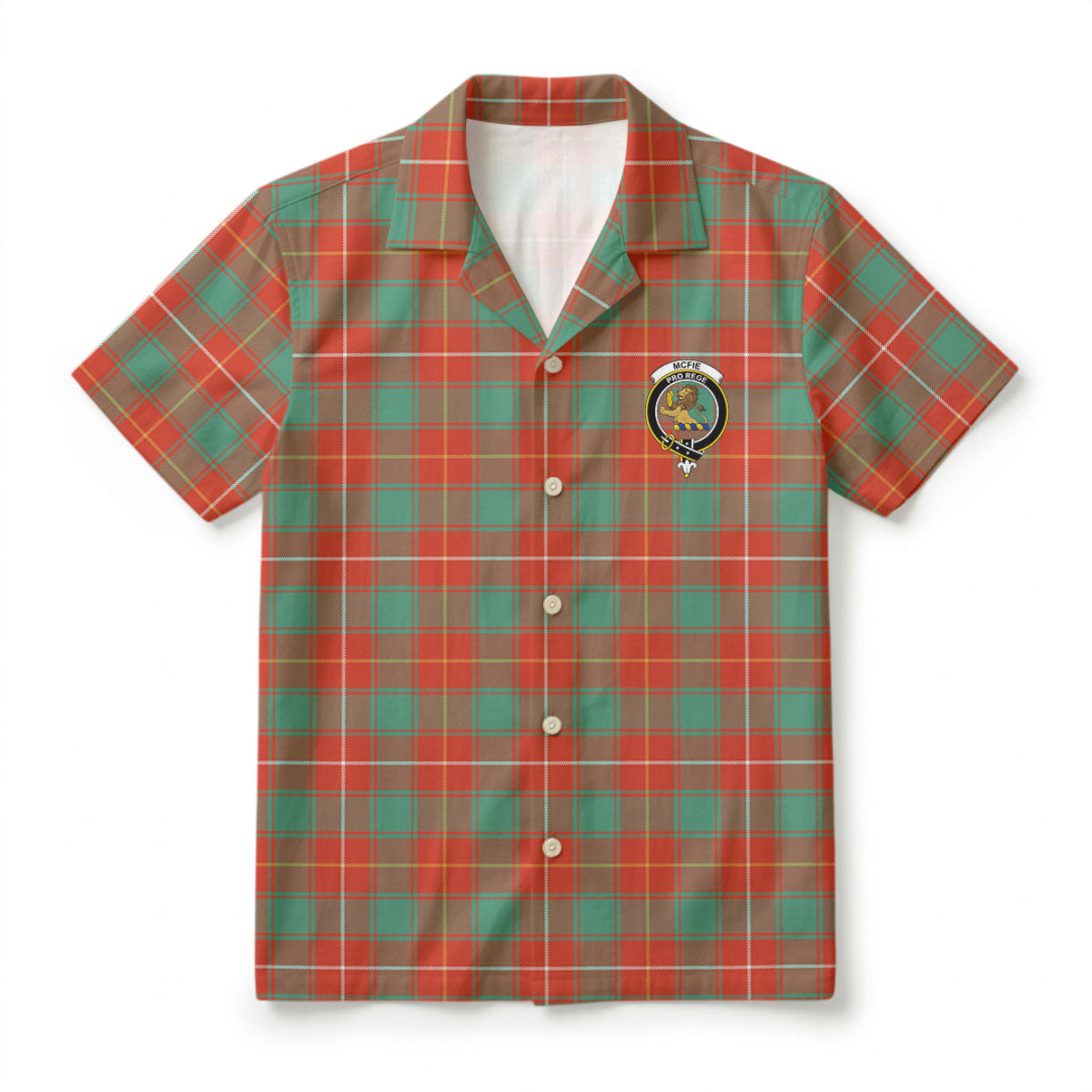 McFie Ancient Tartan Crest Hawaiian Shirt