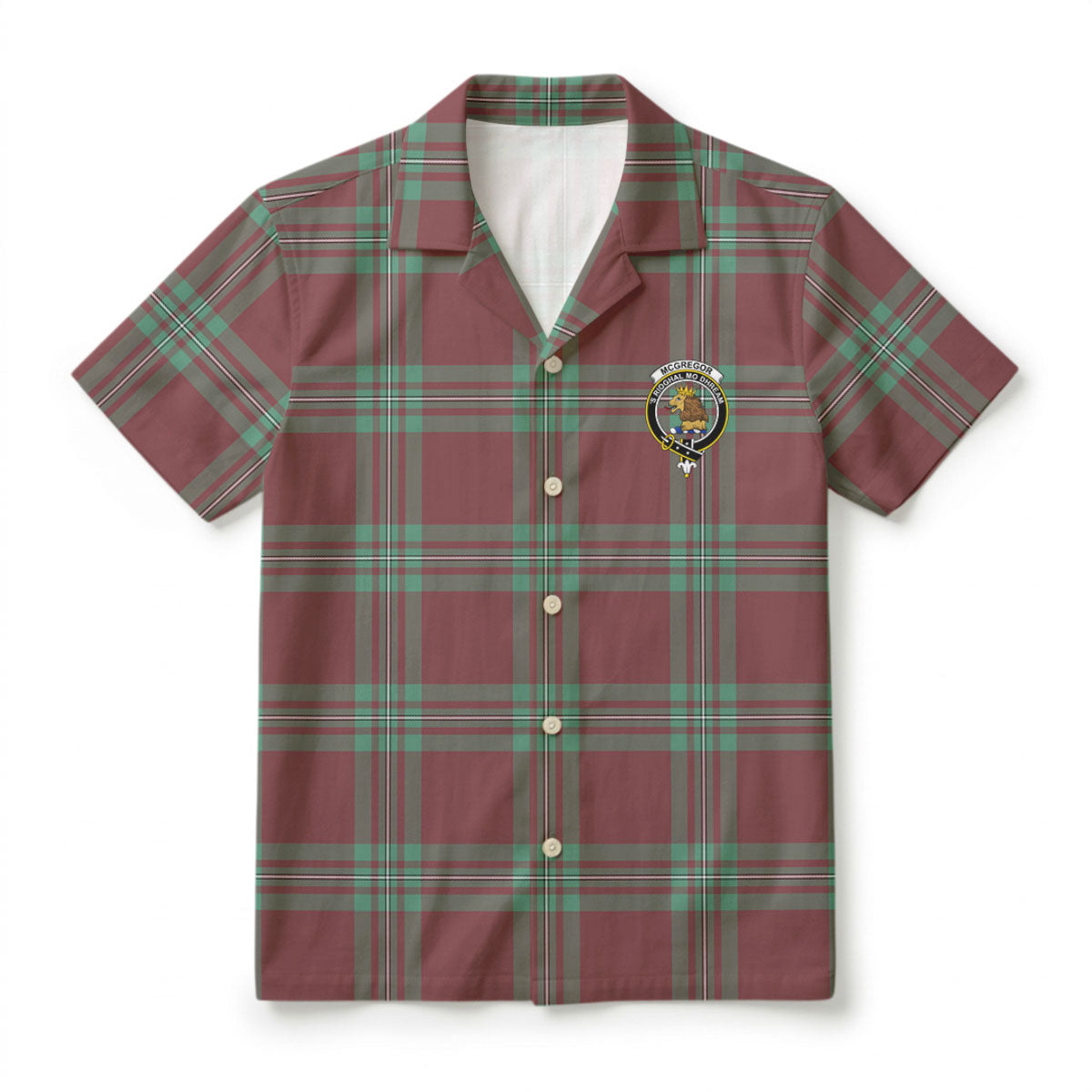 McGregor Hunting Ancient Tartan Crest Hawaiian Shirt