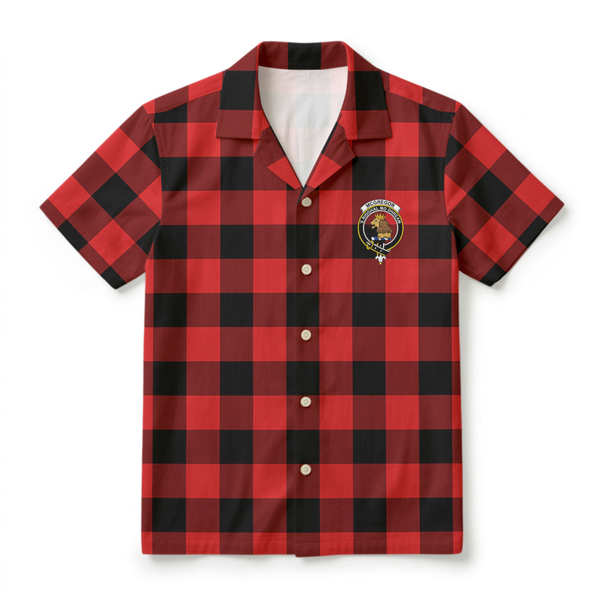 McGregor Rob Roy Modern Tartan Crest Hawaiian Shirt