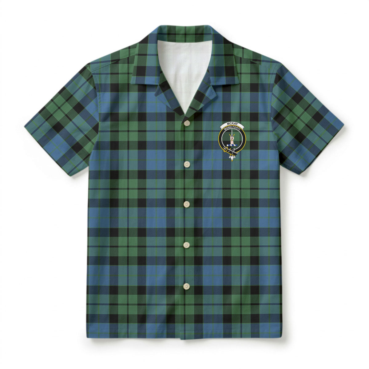 McKay Ancient Tartan Crest Hawaiian Shirt