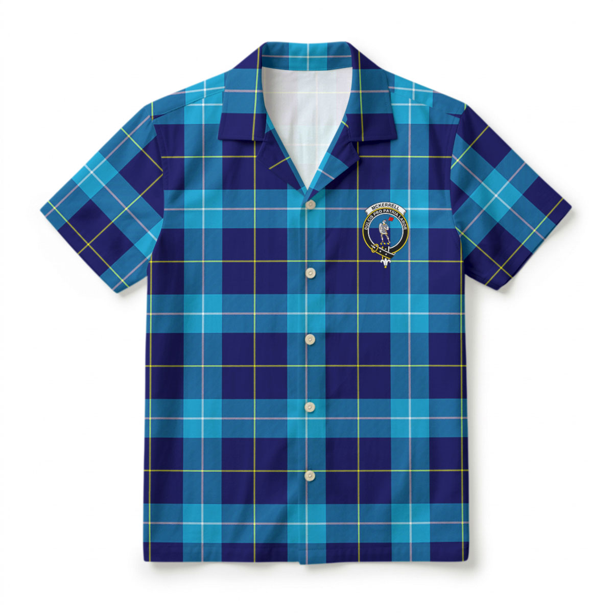McKerrell Tartan Crest Hawaiian Shirt
