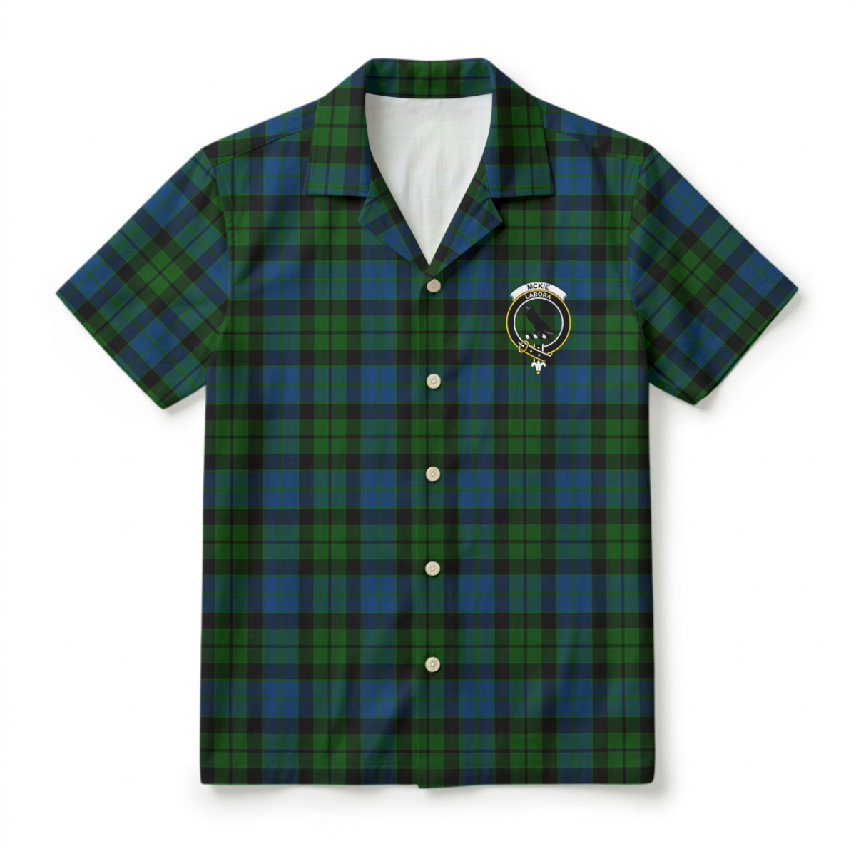 McKie Tartan Crest Hawaiian Shirt