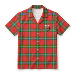 McLaine of Loch Buie Tartan Crest Hawaiian Shirt
