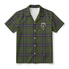 McMillan Hunting Modern Tartan Crest Hawaiian Shirt