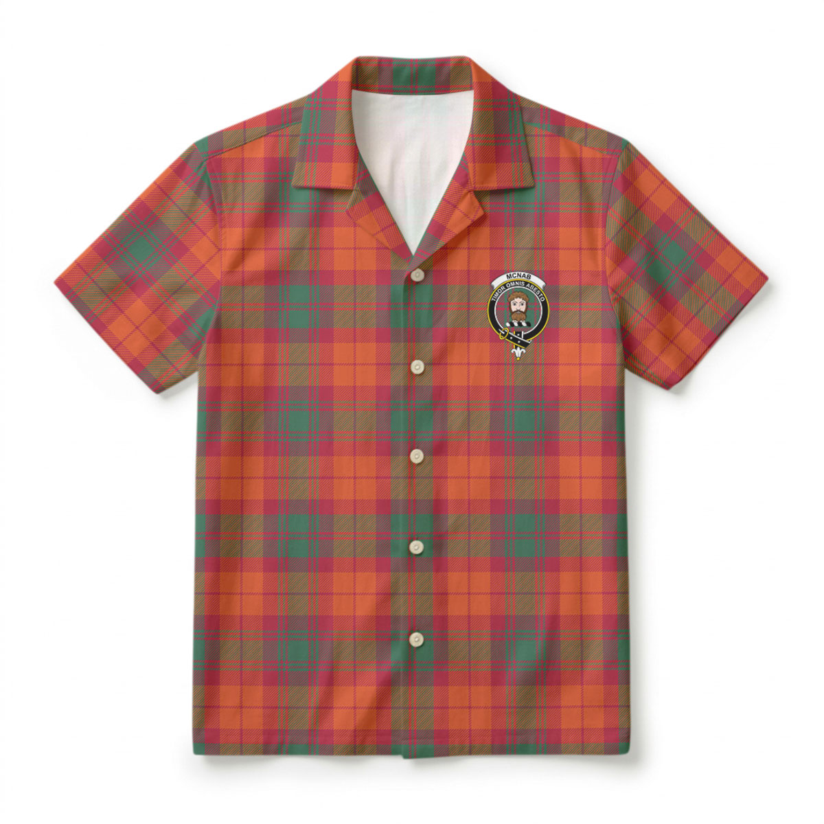 McNab Ancient Tartan Crest Hawaiian Shirt