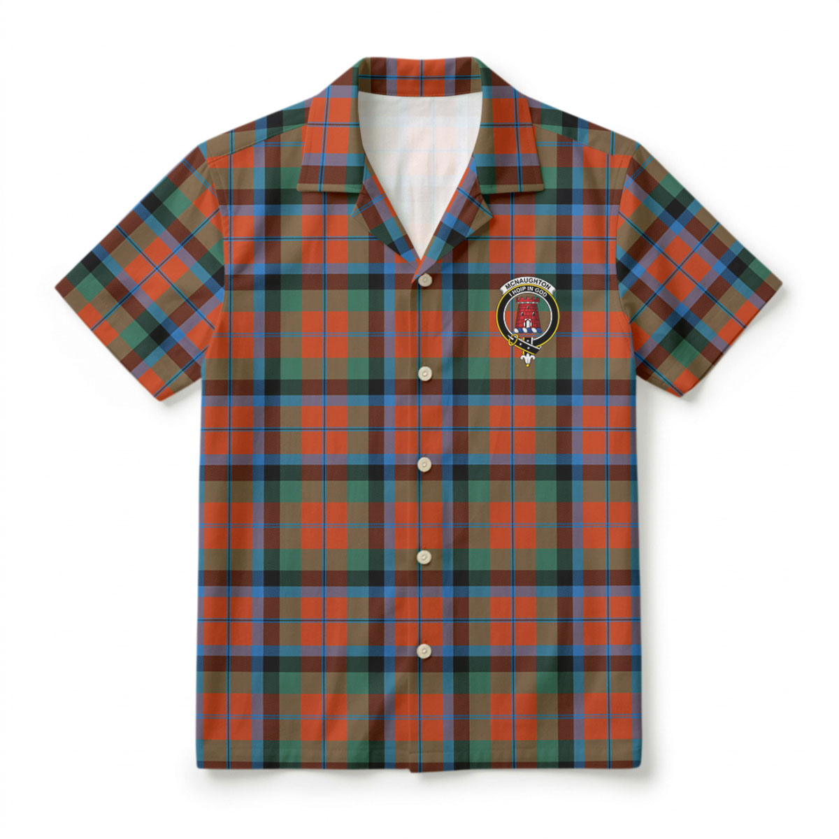 McNaughton Ancient Tartan Crest Hawaiian Shirt