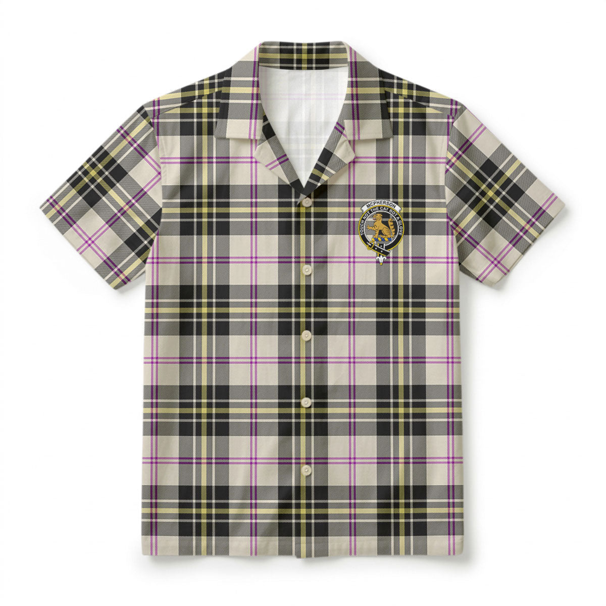 McPherson Dress Ancient Tartan Crest Hawaiian Shirt
