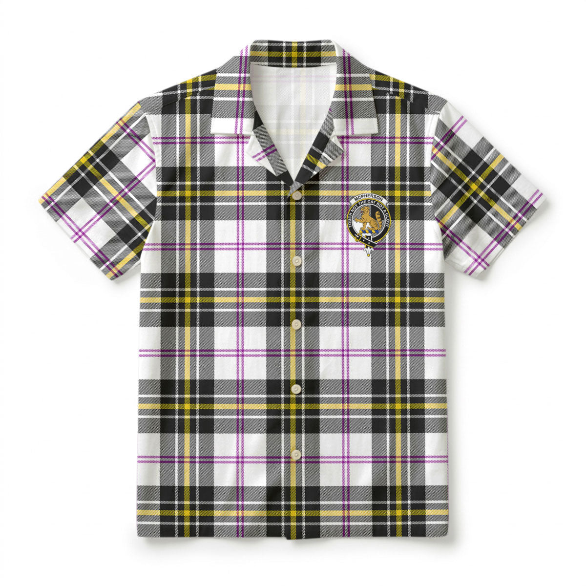 McPherson Dress Modern Tartan Crest Hawaiian Shirt
