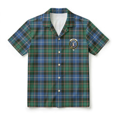 McRae Hunting Ancient Tartan Crest Hawaiian Shirt