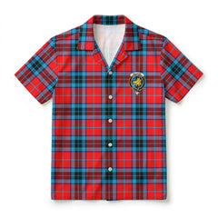 McTavish Modern Tartan Crest Hawaiian Shirt
