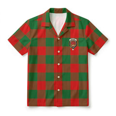 Moncrief Tartan Crest Hawaiian Shirt