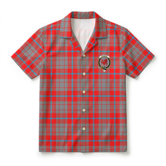 Moubray Tartan Crest Hawaiian Shirt