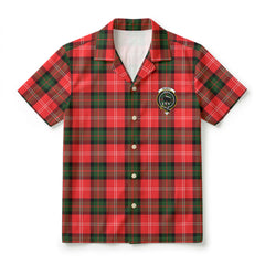 Nesbitt Modern Tartan Crest Hawaiian Shirt