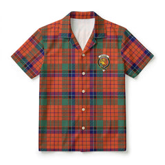 Nicolson Ancient Old Tartan Crest Hawaiian Shirt