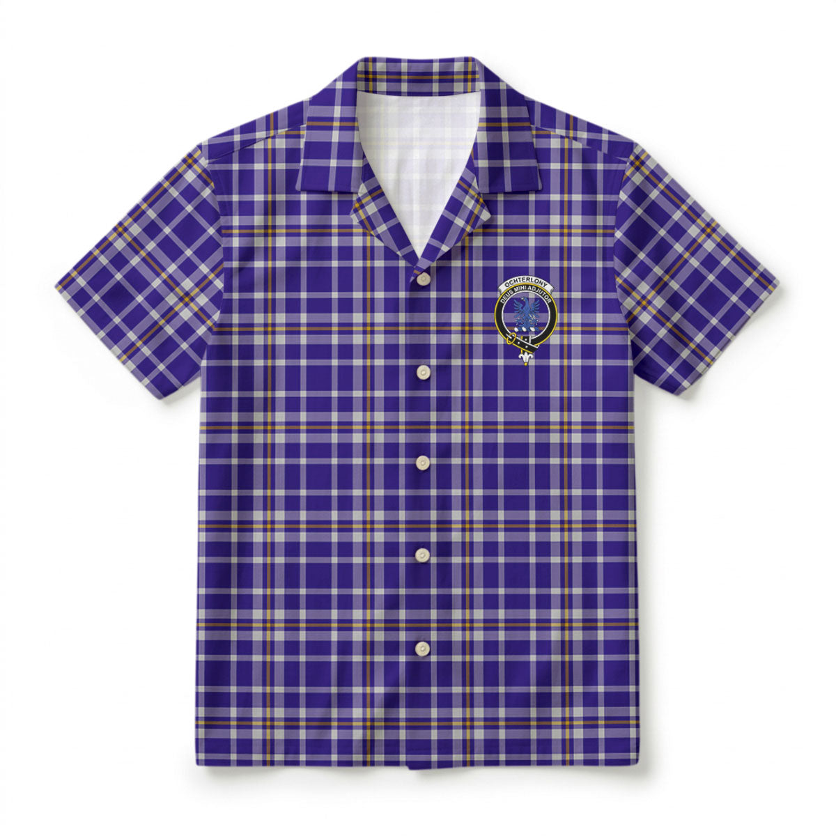 Ochterlony Tartan Crest Hawaiian Shirt