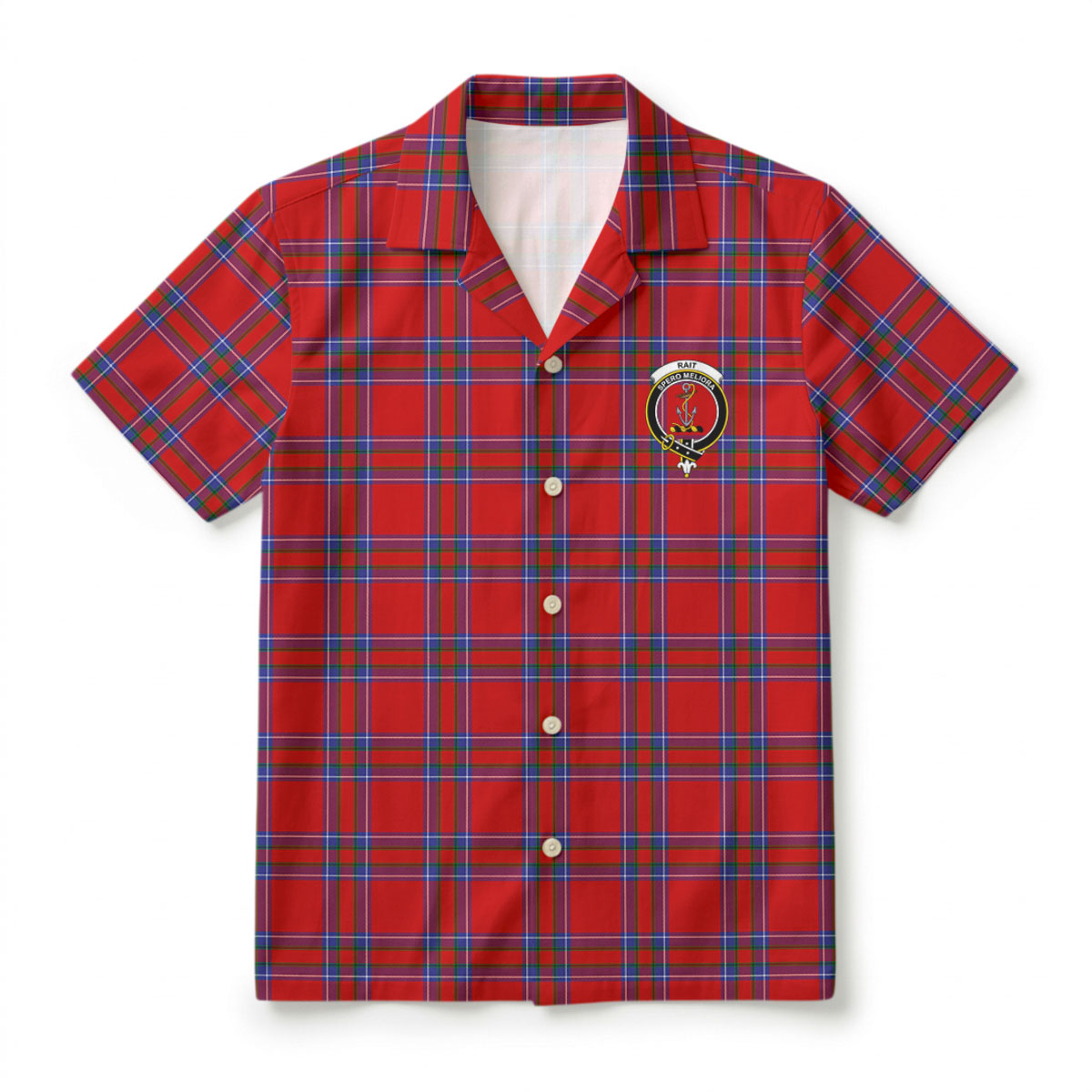 Rait Tartan Crest Hawaiian Shirt