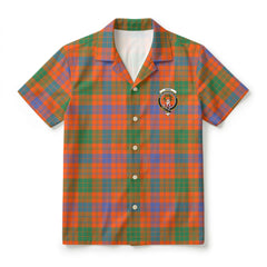 Ross Ancient Tartan Crest Hawaiian Shirt