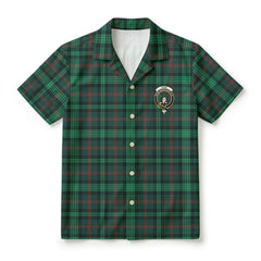 Ross Hunting Modern Tartan Crest Hawaiian Shirt