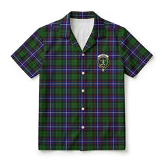 Russell Modern Tartan Crest Hawaiian Shirt