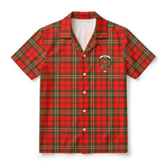 Scott Modern Tartan Crest Hawaiian Shirt