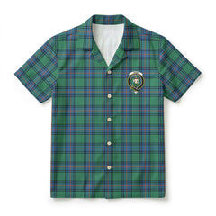 Shaw (of Sauchie) Ancient Tartan Crest Hawaiian Shirt